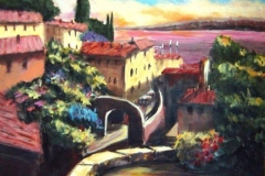 Paesaggio con arco